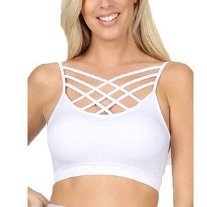 Wirefree Sports Bra Bralette with Removable Pads